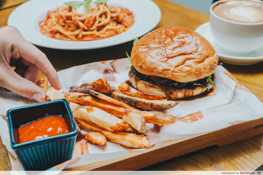 kava kava grilled burger