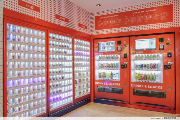 vending machines cafe food