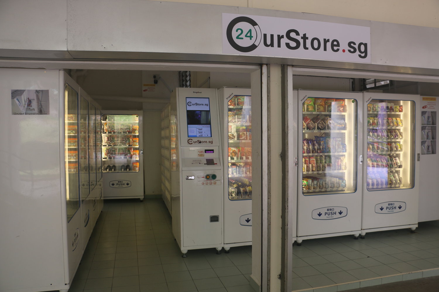 vending machines groceries