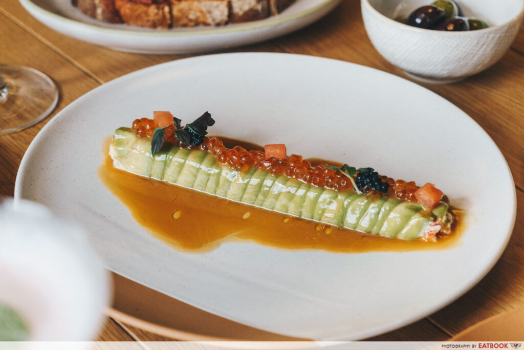 Olivia Restaurant And Lounge Homemade “Catalunya” Lobster-Avocado Roll