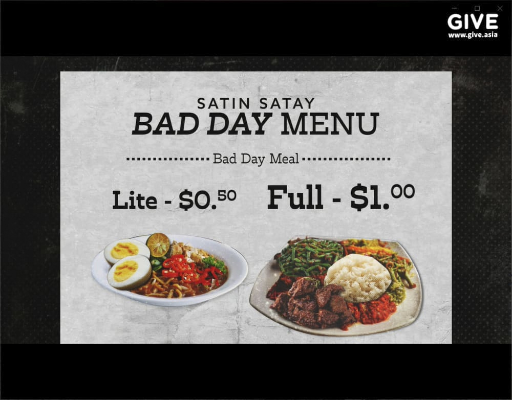 bad day menu 