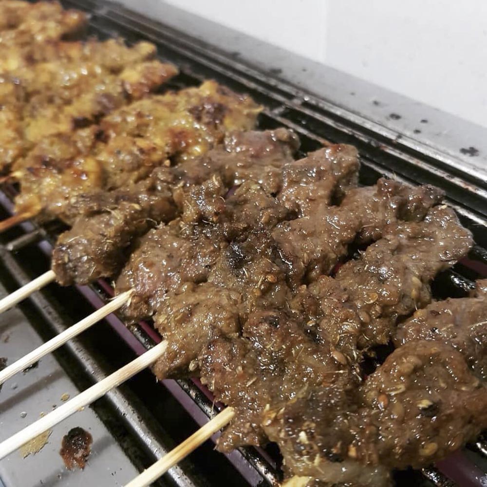 satay grilling 