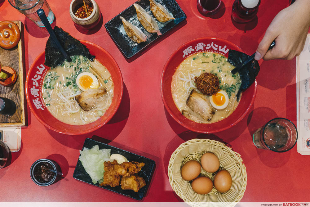 lunch deals in the West Tonkotsu Kazan