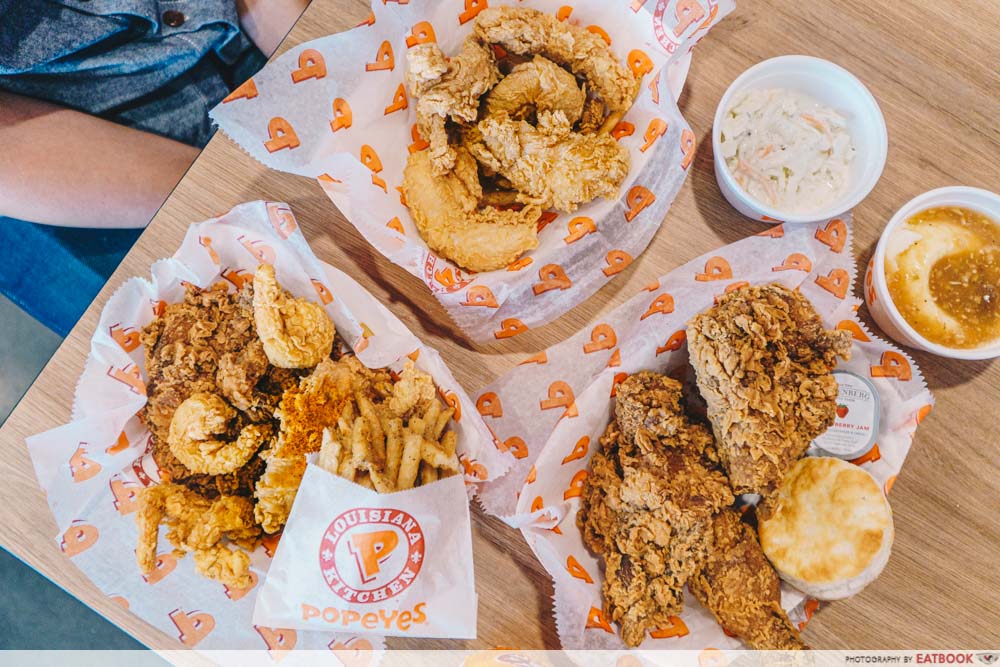 popeyes new outlet flatlay