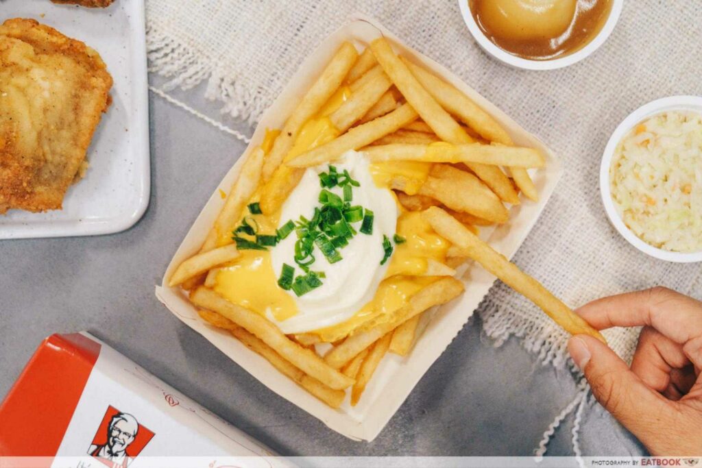 Get Free KFC Cheese Fries With Every Two Or ThreePiece Meal Ordered