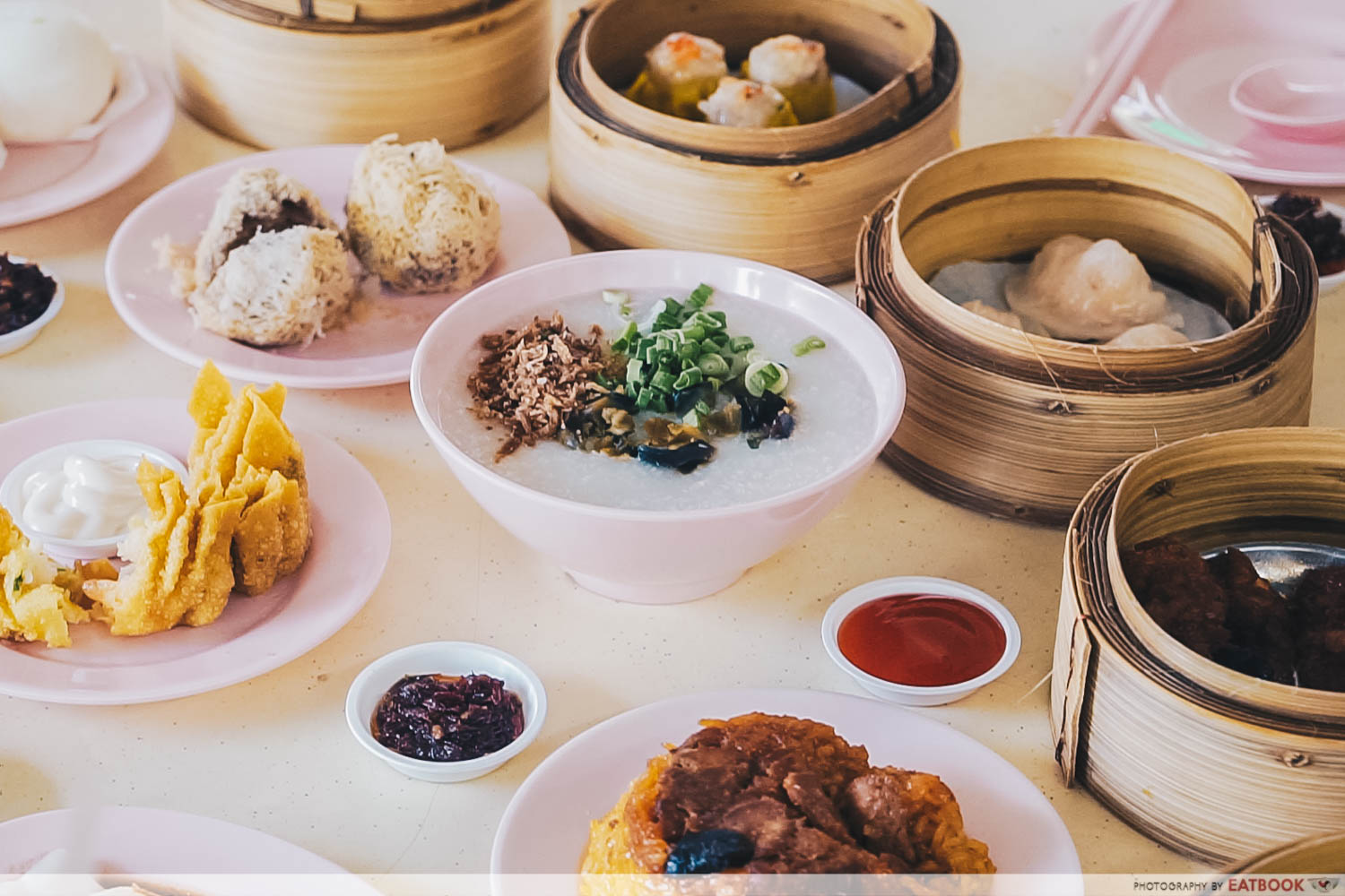 An array of dim sum