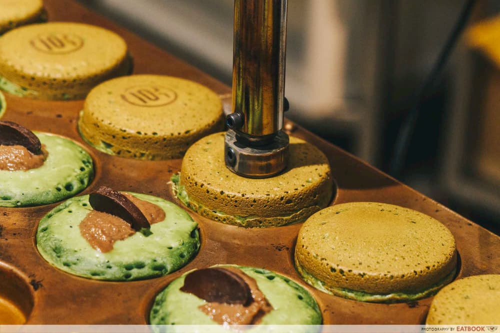 matcha pancakes