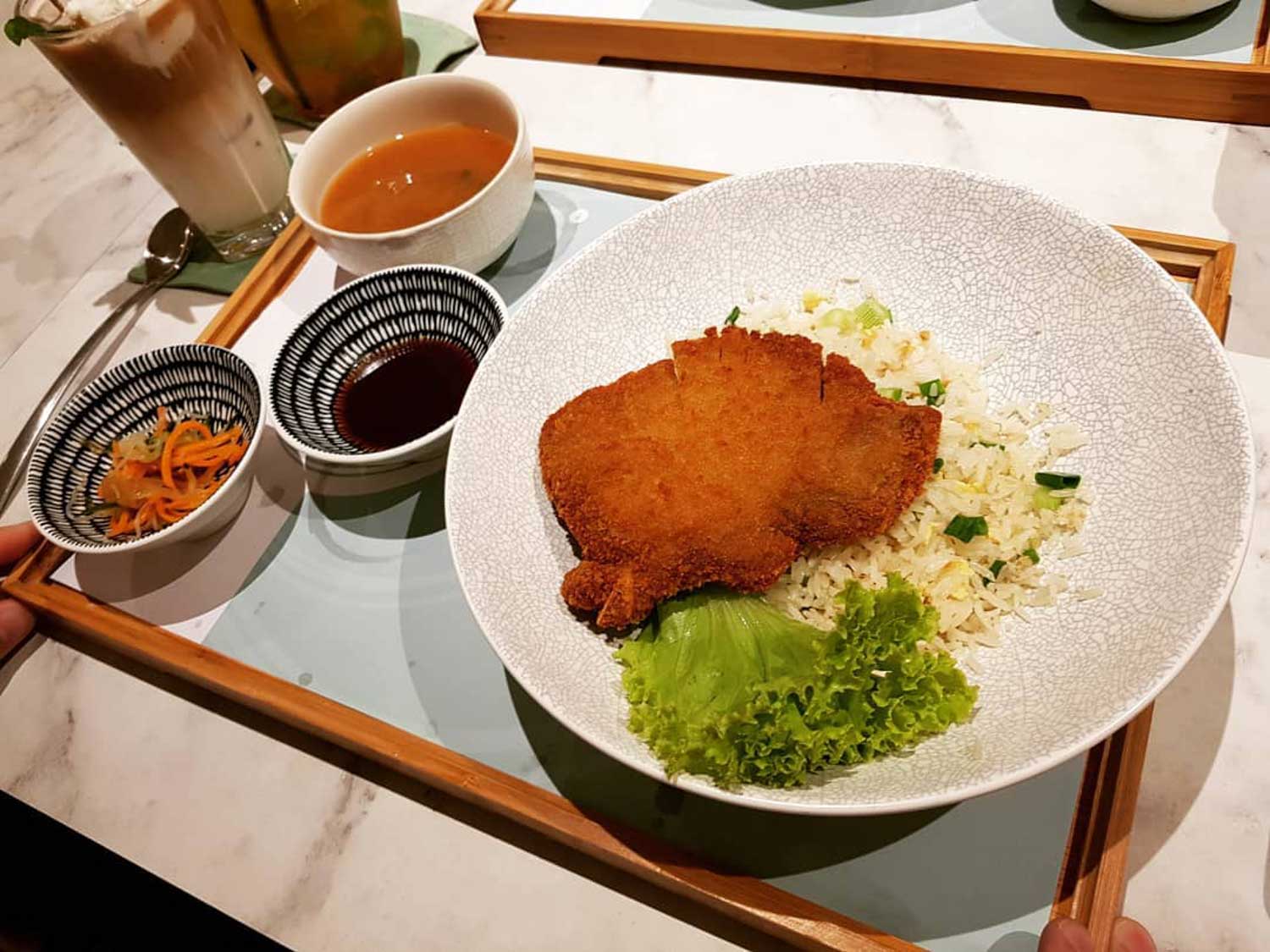 Pork Chop Rice - Typhoon cafe