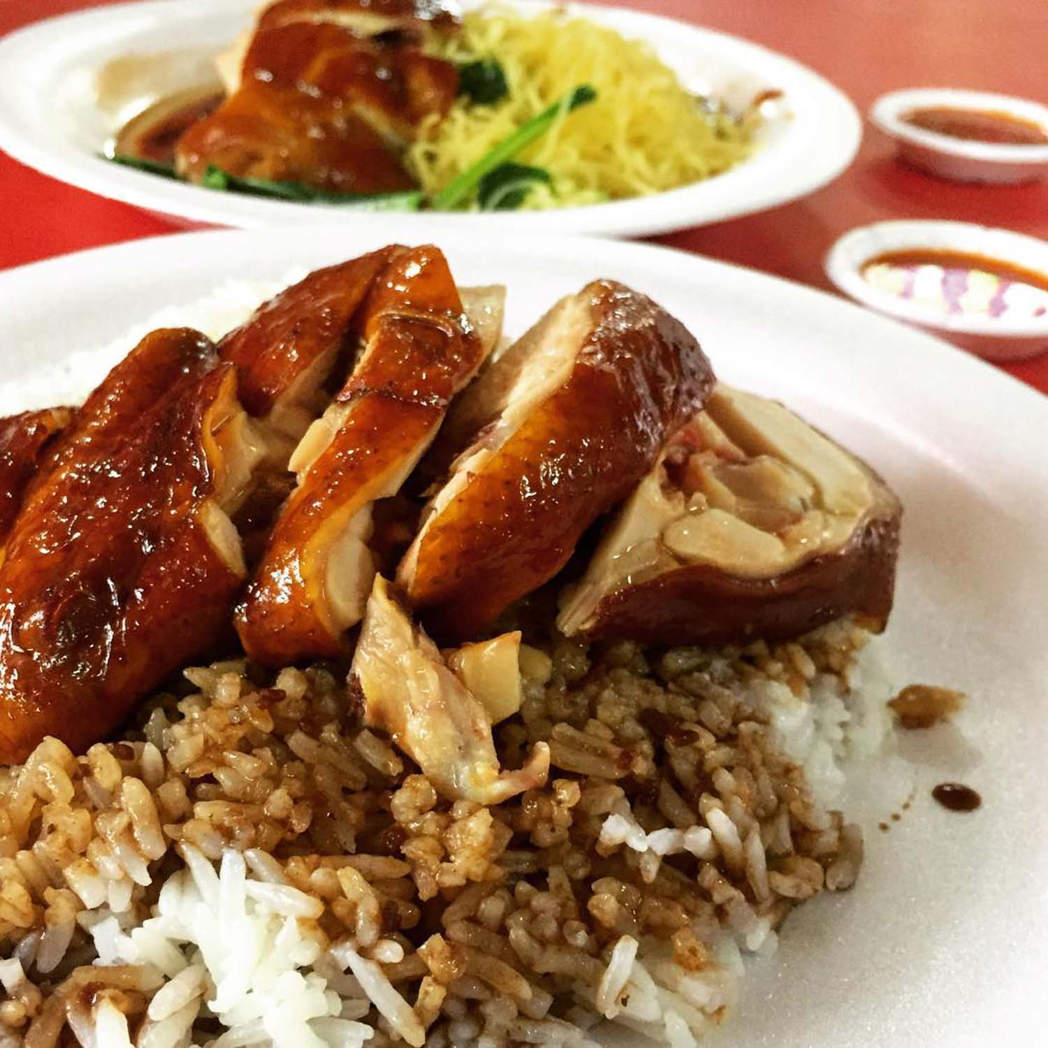 Dishes Under $2 - Soya Sauce Chicken Rice