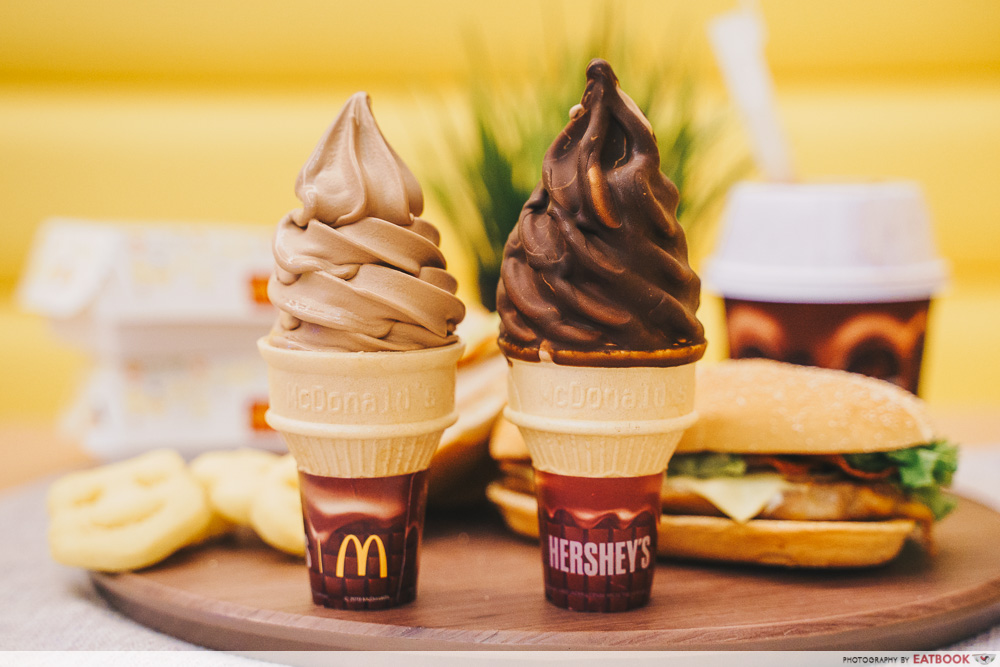 McDonald's Grilled Chicken Hershey Ice-Cream
