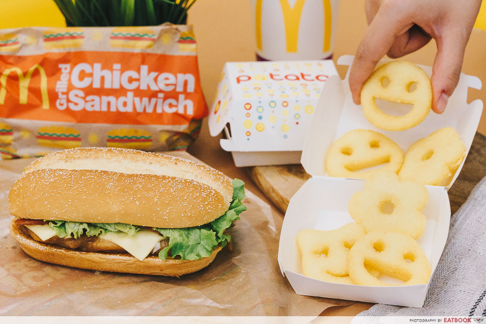 McDonald's Grilled Chicken Set