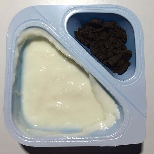 Oreo yoghurt inside