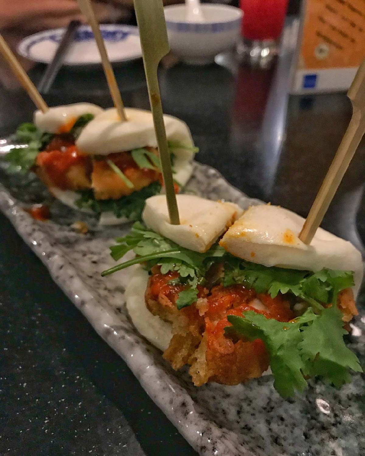 Unique Bao - Pork cracklins bao