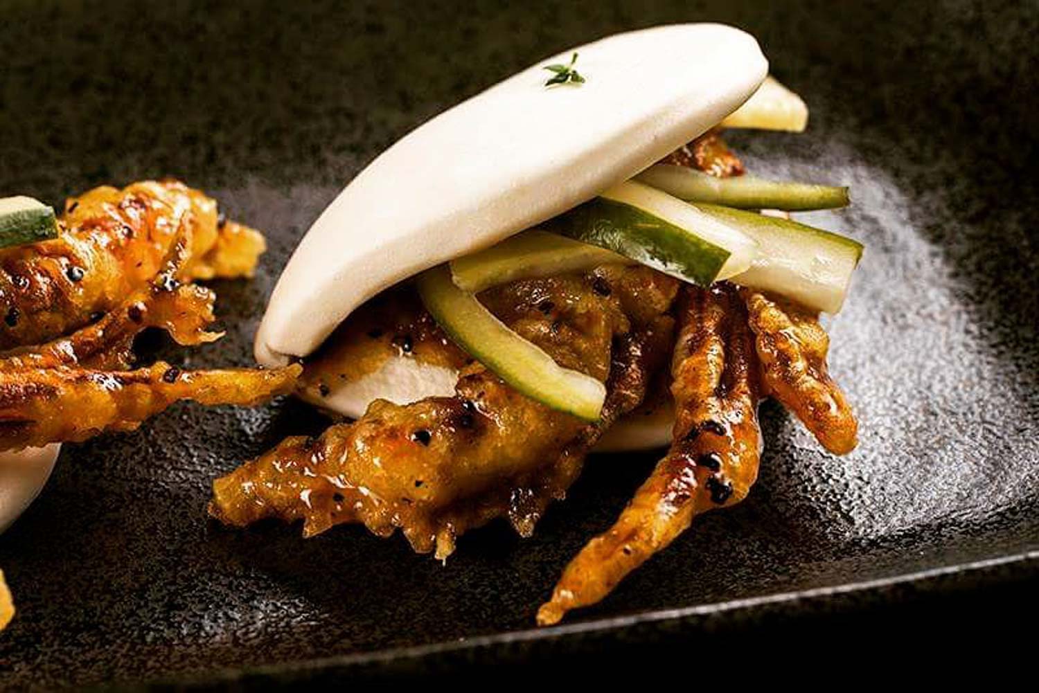 Unique Bao - Soft shell crab bao