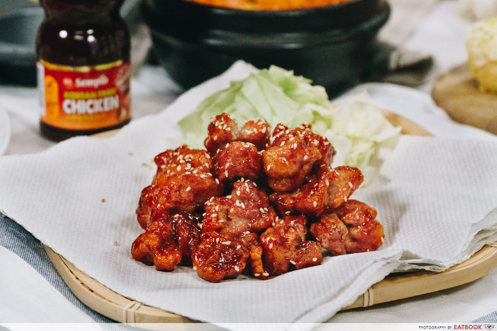 korean street food recipes popcorn chicken