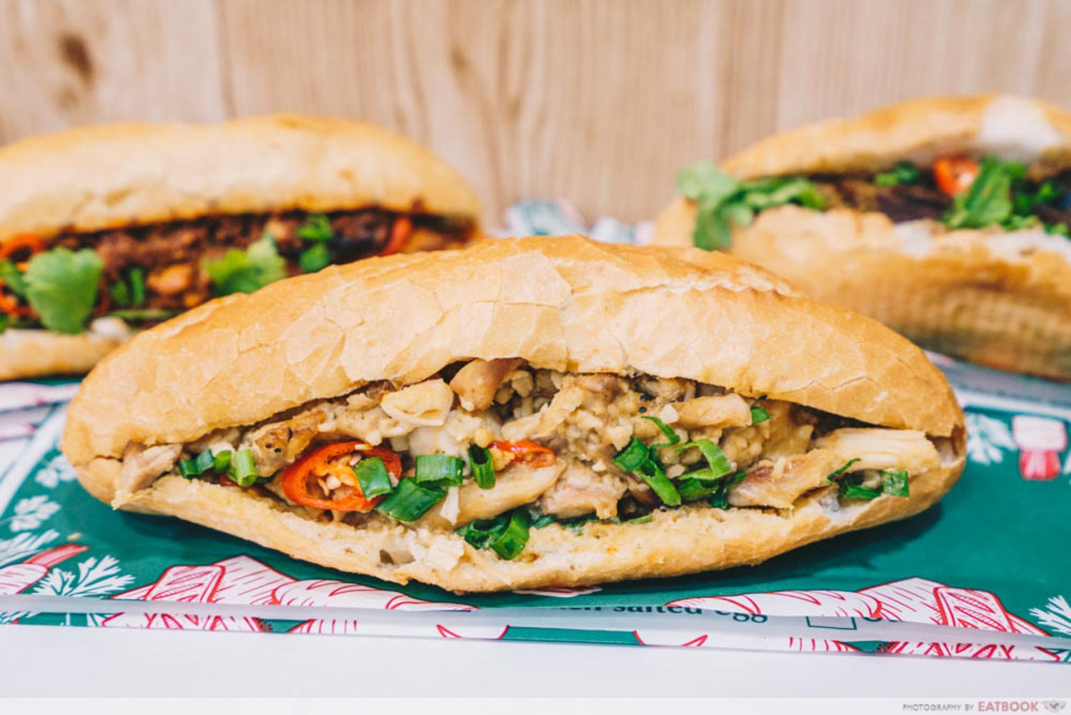 Banh You, Banh Mi - Salted egg chicken banh mi