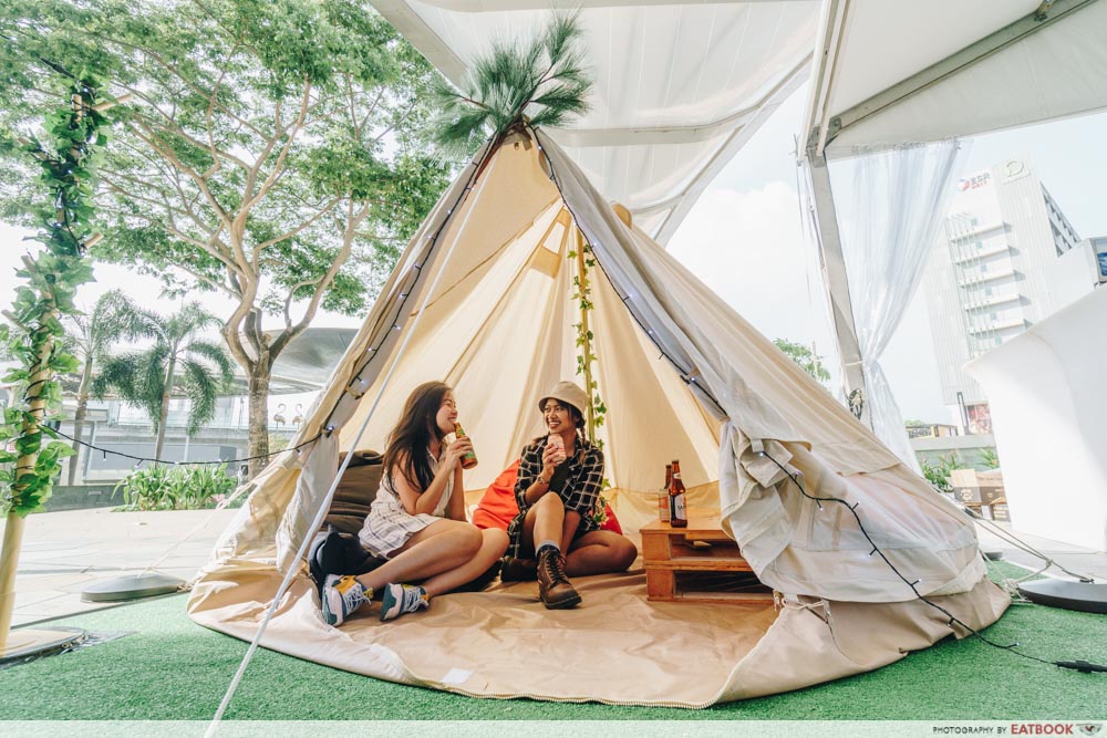 Changi City Point Glamping Tent