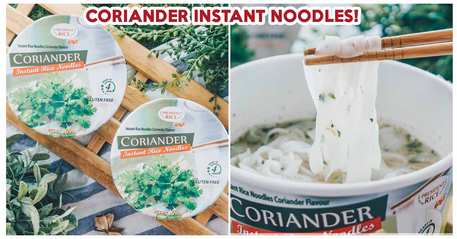 Coriander instant noodles