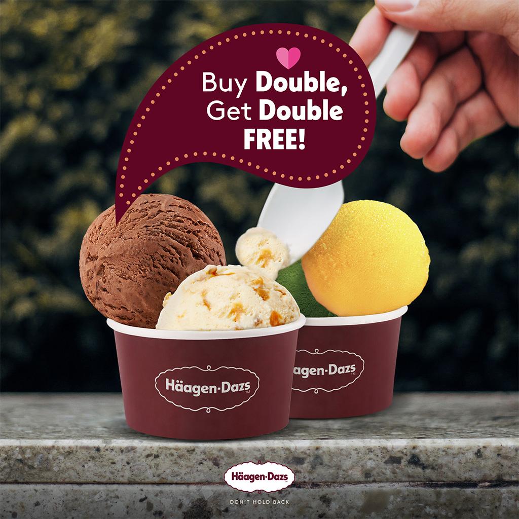Get 1For1 HäagenDazs Double Scoop From Now Till 29 Mar 2020
