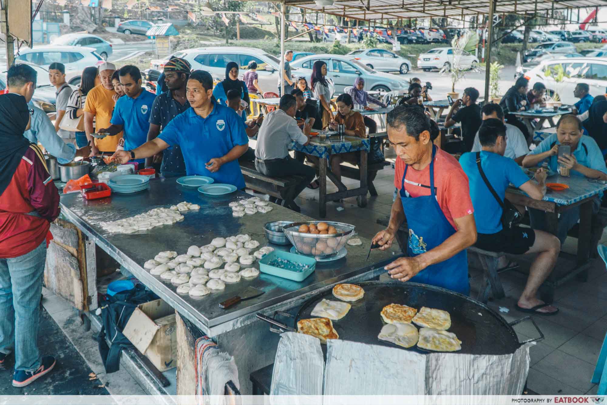 Johor Bahru Hawker Food - Bukit Changar Roti Canai Ambience