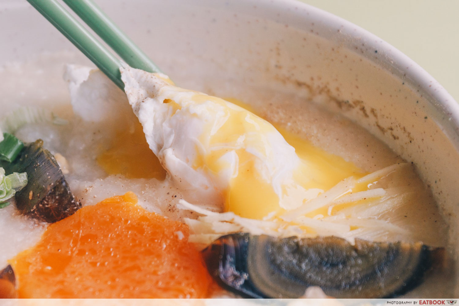 Weng Kiang Kee Porridge - Poached egg