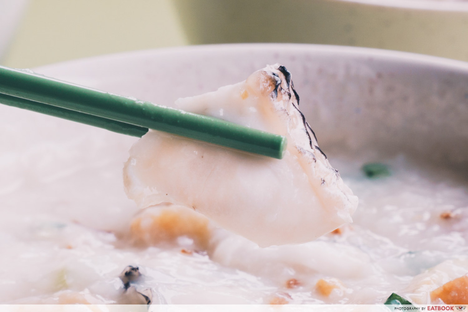 Weng Kiang Kee Porridge - Sliced fish