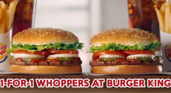 Burger King Has 1-For-1 Whoppers From 5 November 2019 For Singles Day