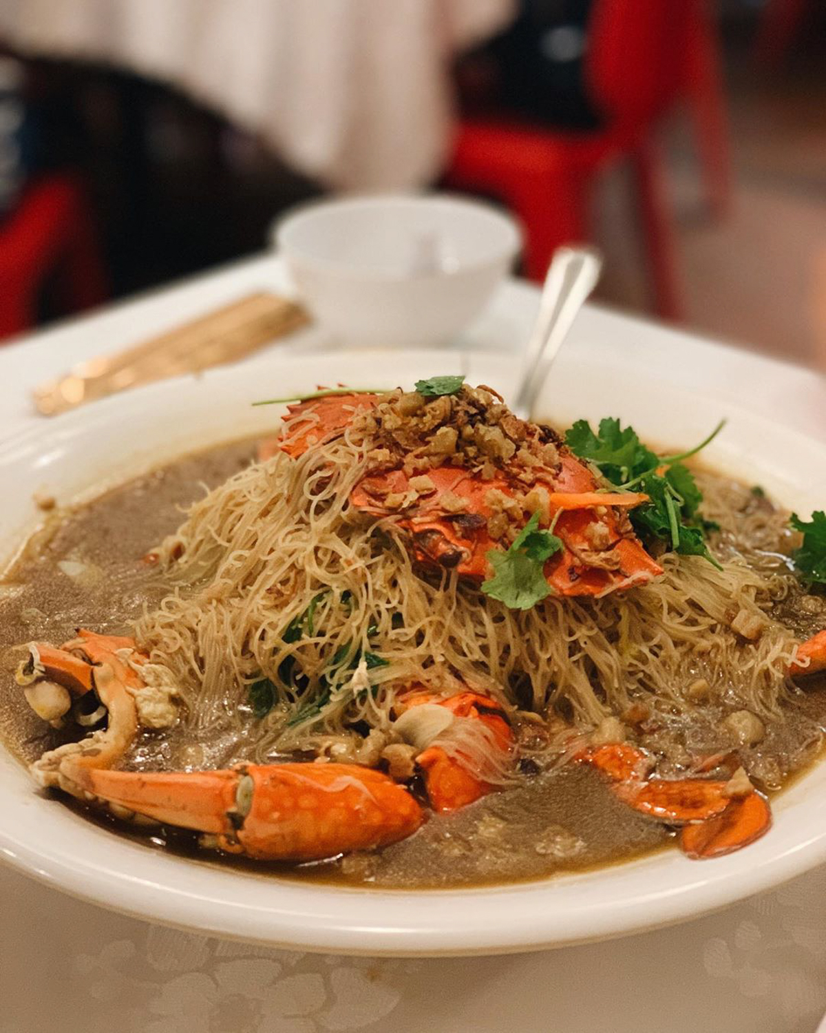 Crab Bee Hoon - Long Ji Zi Char