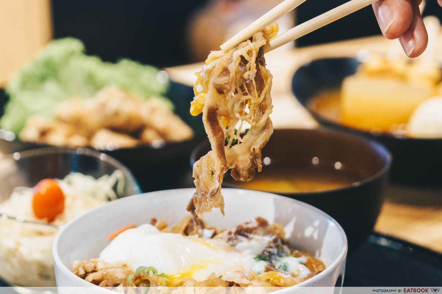 Gyudon & Onsen Tamago Set