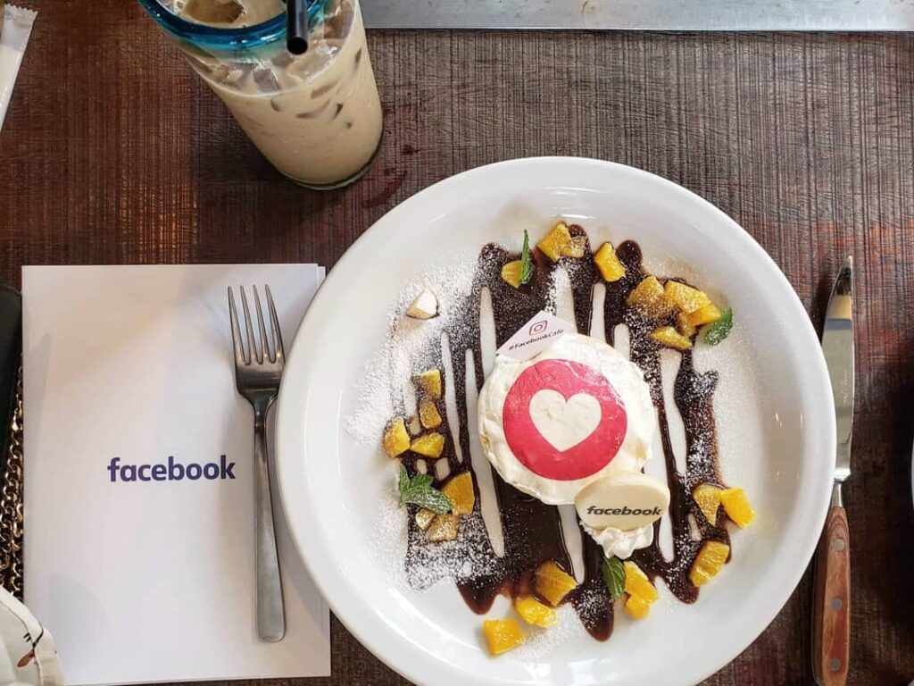 Facebook Cafe free pancakes