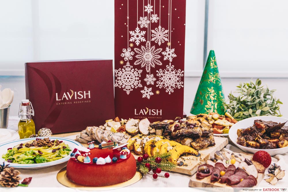 Lavish Catering 10Course Christmas Dinner Delivery With Carved Turkey