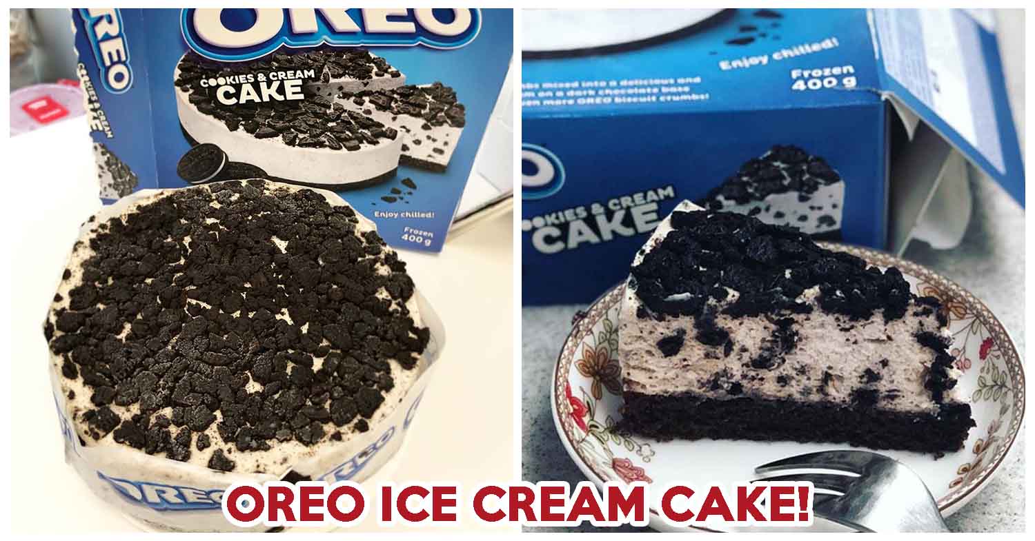 Oreo Cookies & Cream ice cream cake