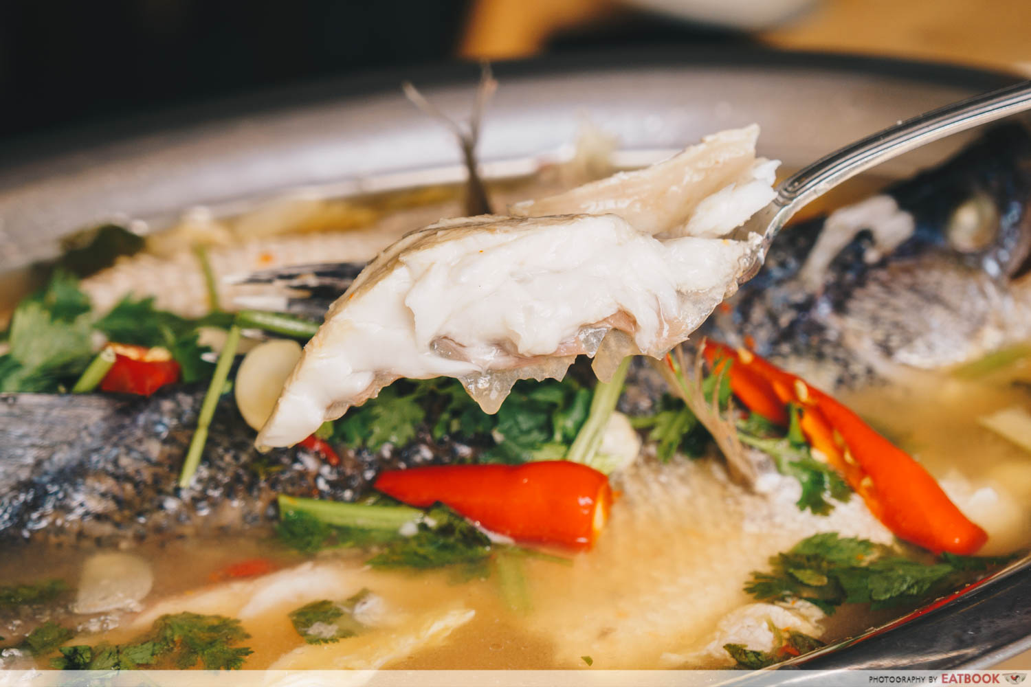 Thai By The Park - Steamed Chilli Lime Seabass