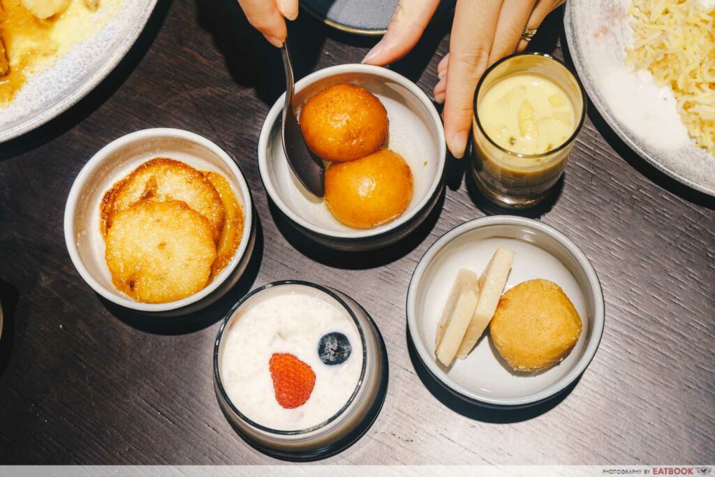 Tiffin Room Dessert flatlay