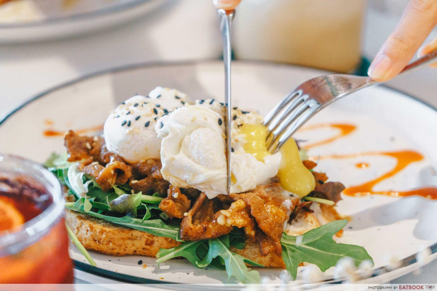 Two Cranes - Poached egg