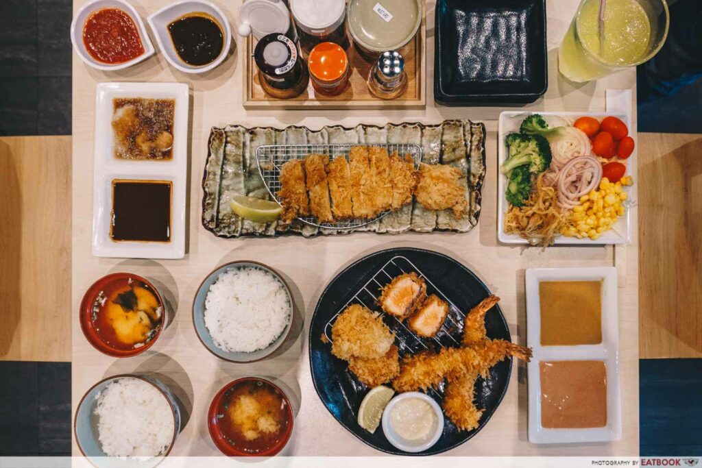 shiokoji Tonkatsu Keisuke flatlay