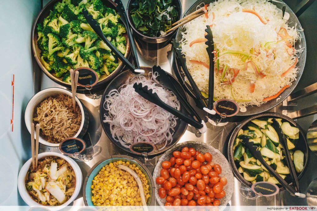 shiokoji Tonkatsu Keisuke salad station