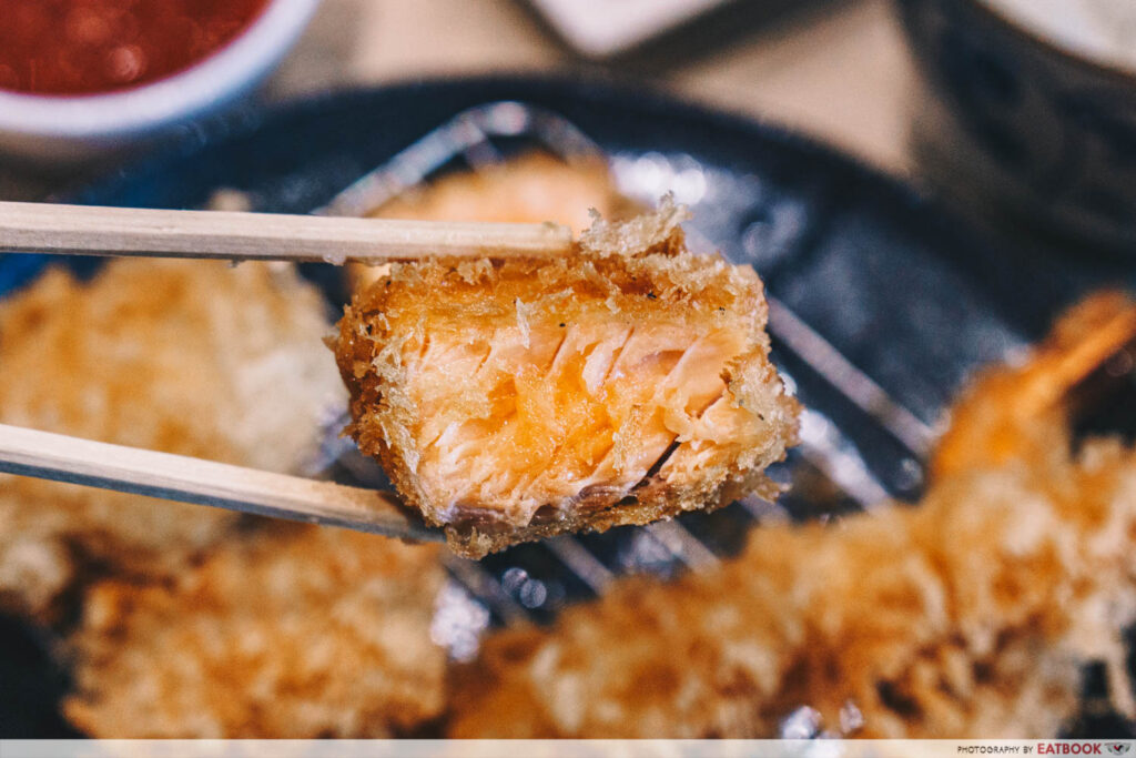 shiokoji Tonkatsu Keisuke salmon