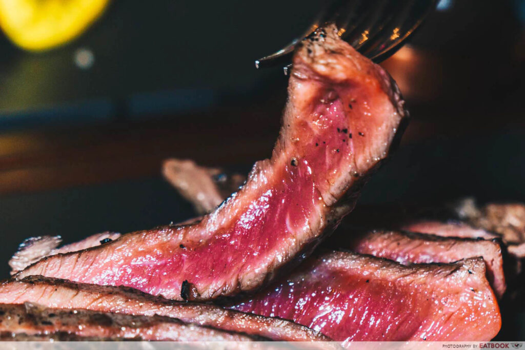 Best Restaurants in singapore The-Feather-Blade-Slice-of-steak