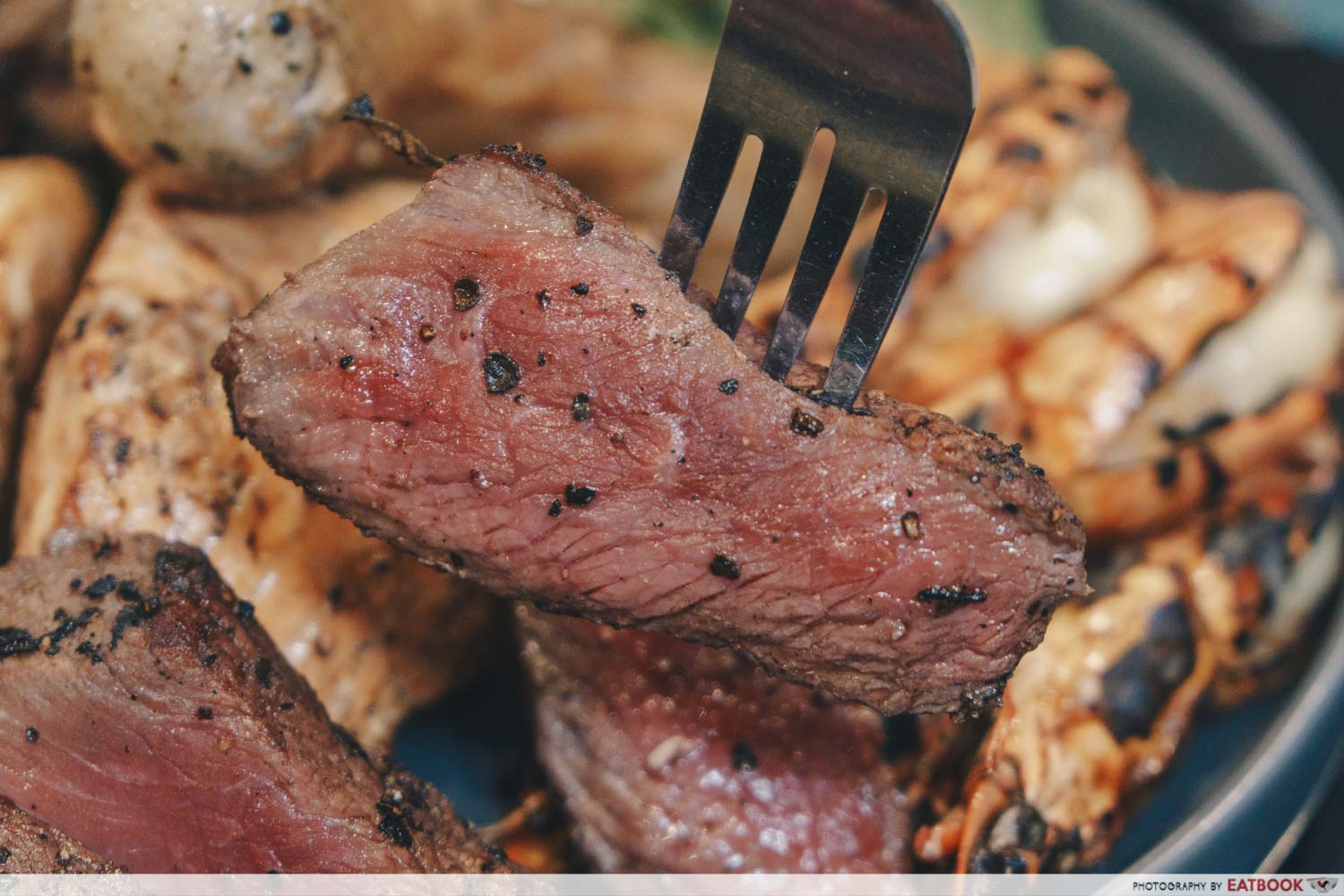 Homeground Grill & Bar Review CharcoalGrilled Steaks And Salmon At