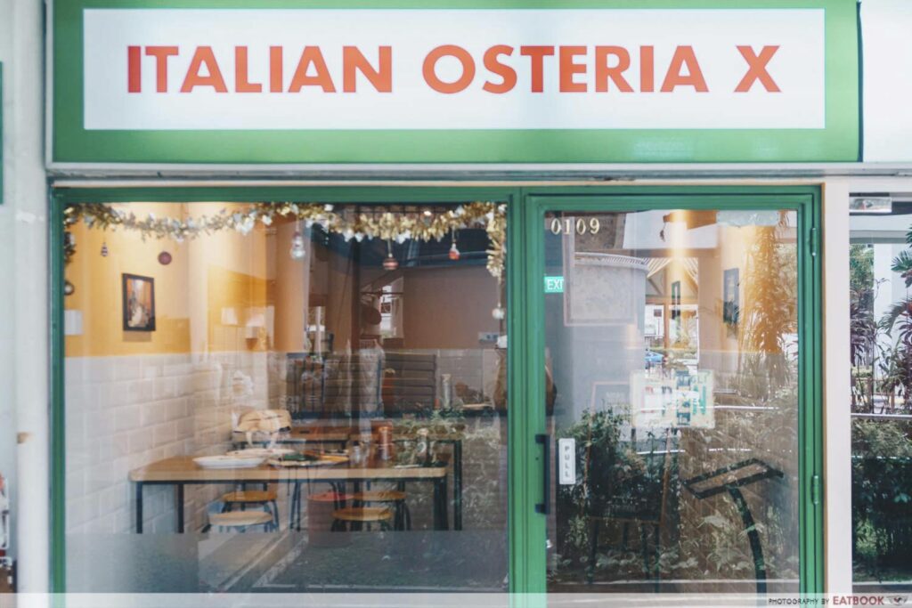 Italian Osteria X store front