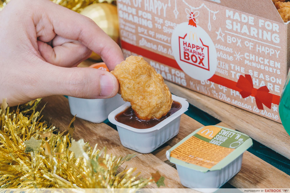 McDonald's Festive Happy Sharing Box - McDonald's Nuggets Dipping