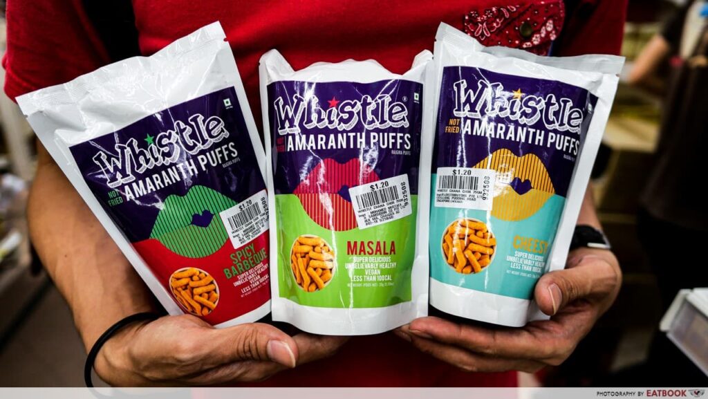 Mustafa Snacks Whistle Roasted Amaranth Puffs