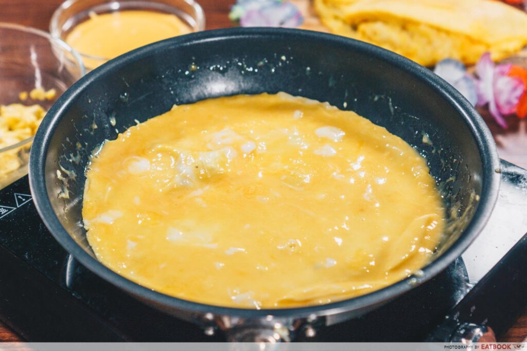 Neopets Omelette Recipe making omelette