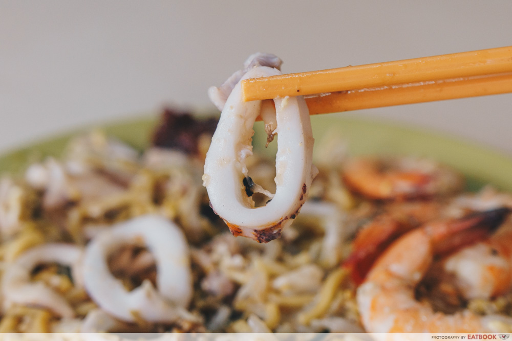 Swee Guan Hokkien Mee Squid Rings