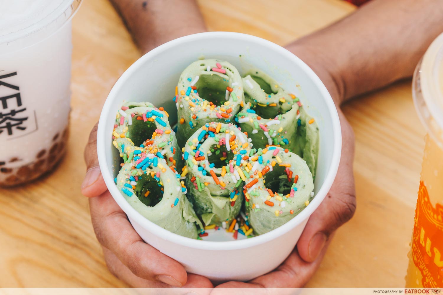 Thai Ice Cream Rolls