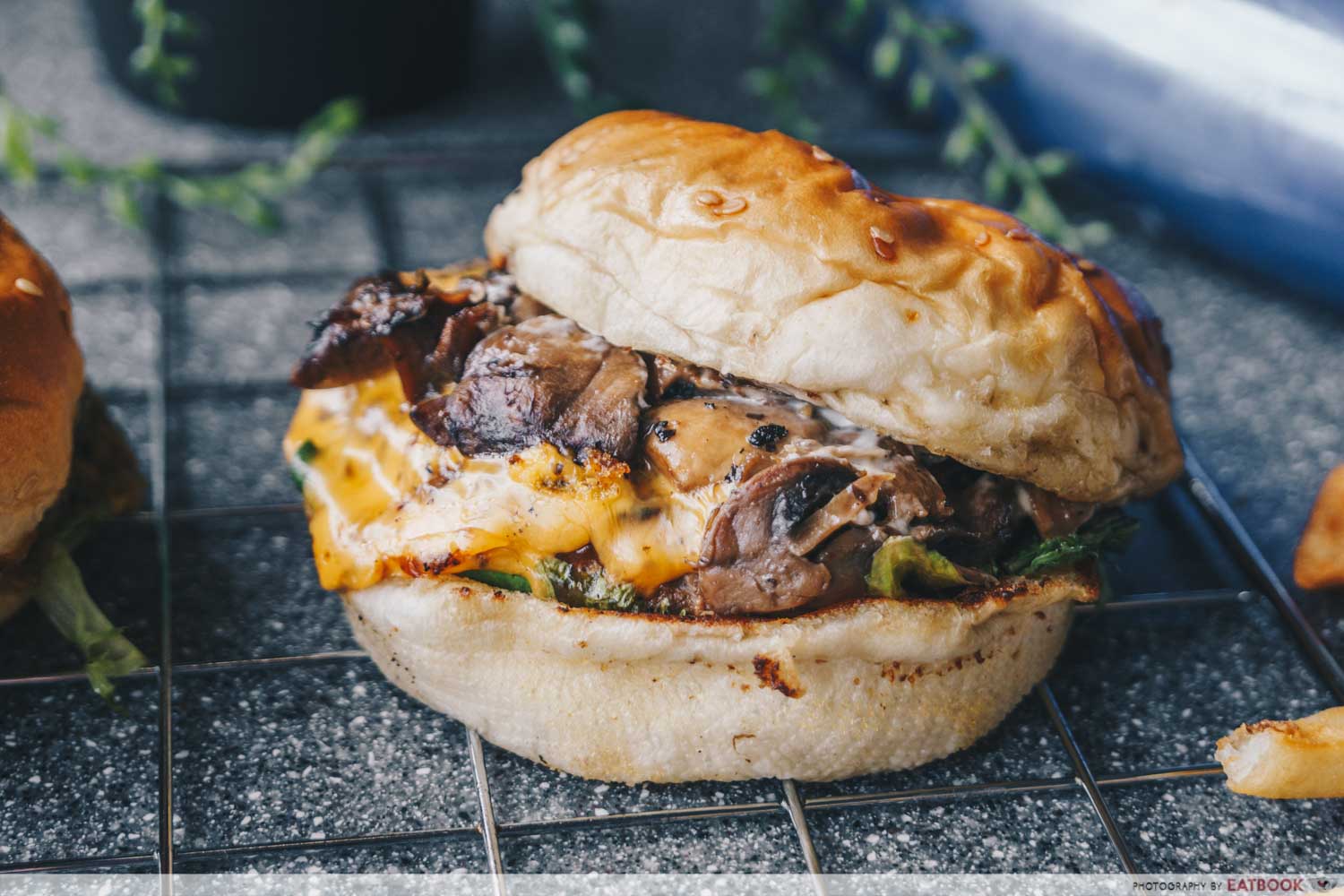 Mushroom Truffle Burger