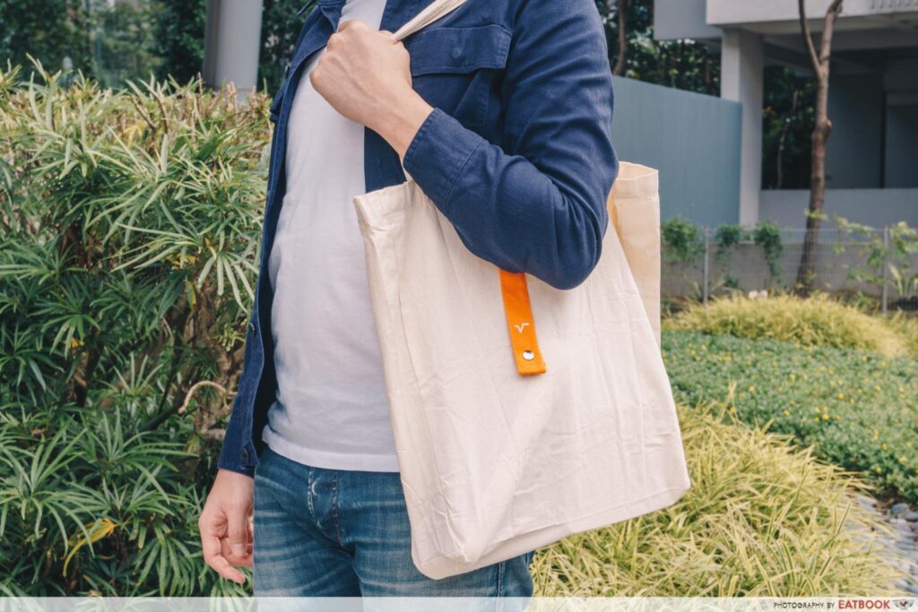 velocity food tote bag