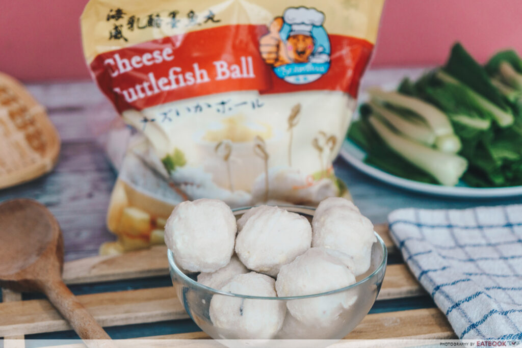 Beauty Collagen Broth Recipe cheese cuttlefish ball