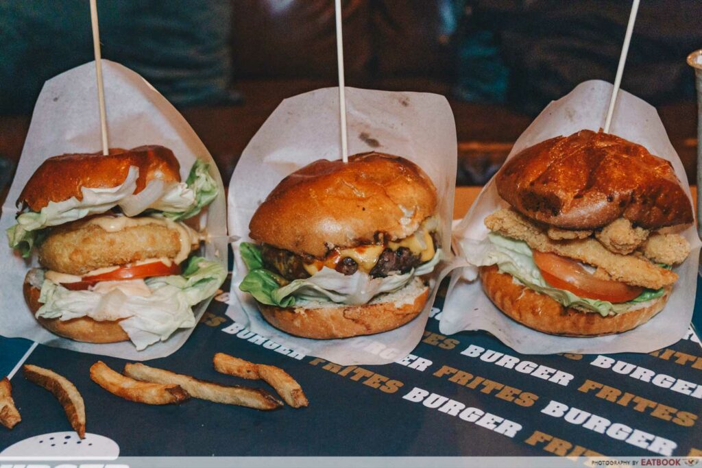 Burger Frites spread